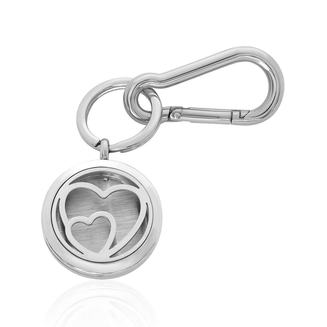 Heart Locket Key Chain FKC045SR