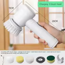 Wireless Electric Cleaning Brush – Kitchen, Bathroom & Glass Wiper