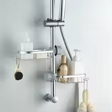 Kitchen Space Aluminum Sink Drain Rack Organizer
