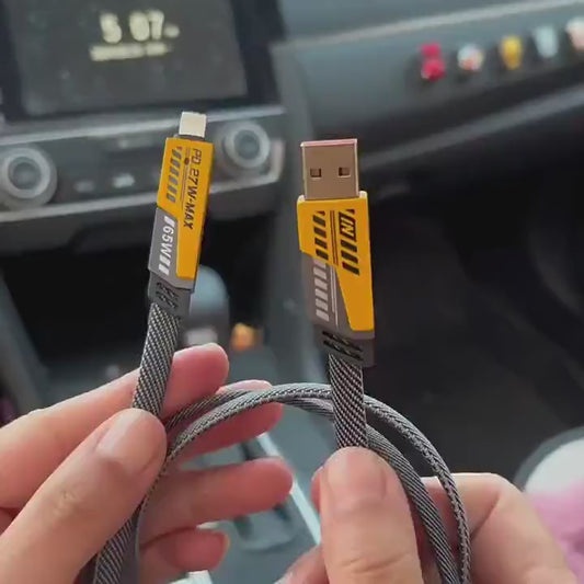 Fast Charging Braided Data Cable – Durable & Tangle-Free