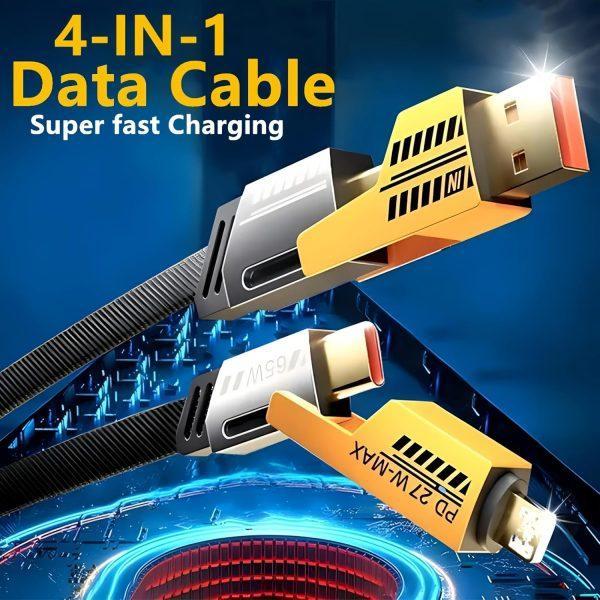 Fast Charging Braided Data Cable – Durable & Tangle-Free