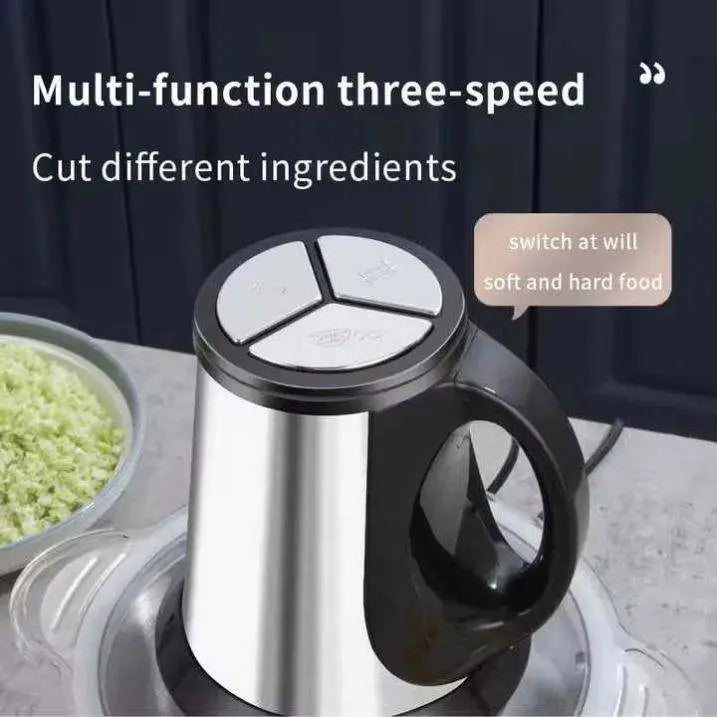 Mini Electric Food Chopper – USB Rechargeable Vegetable & Garlic Cutter