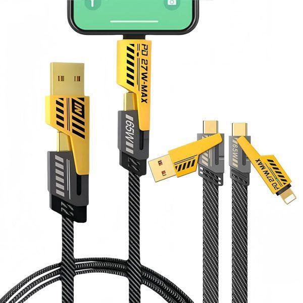 Fast Charging Braided Data Cable – Durable & Tangle-Free
