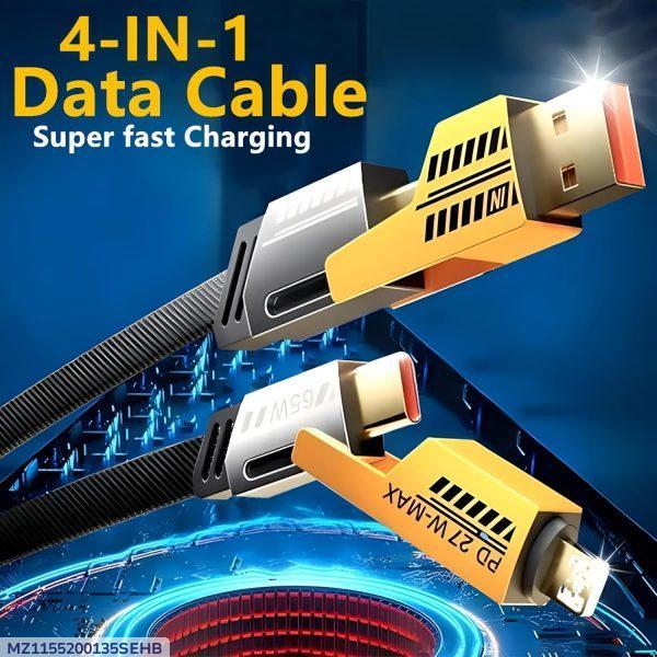 Fast Charging Braided Data Cable – Durable & Tangle-Free