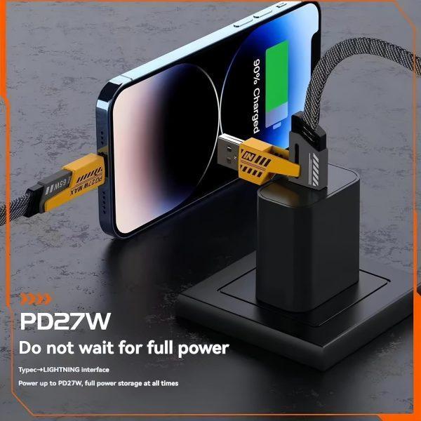 Fast Charging Braided Data Cable – Durable & Tangle-Free