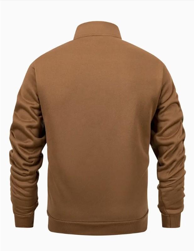 Men's Winter Zip Tracksuit Set – Jacket & Trousers