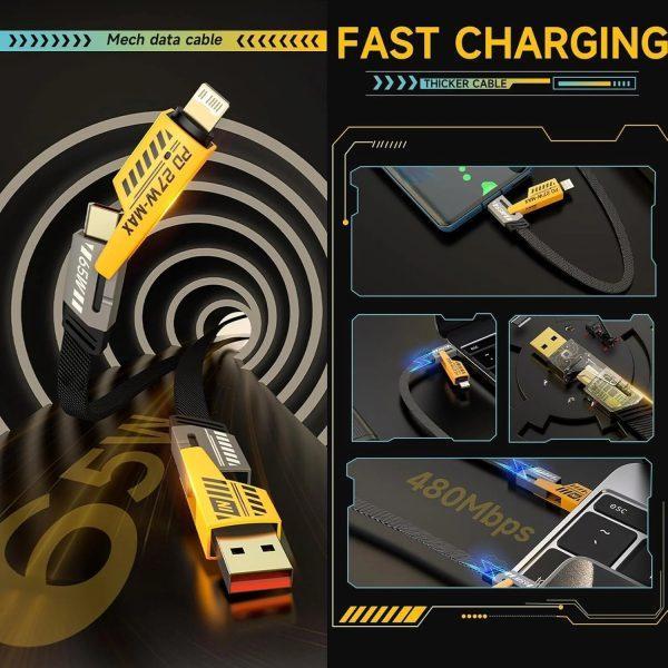 Fast Charging Braided Data Cable – Durable & Tangle-Free