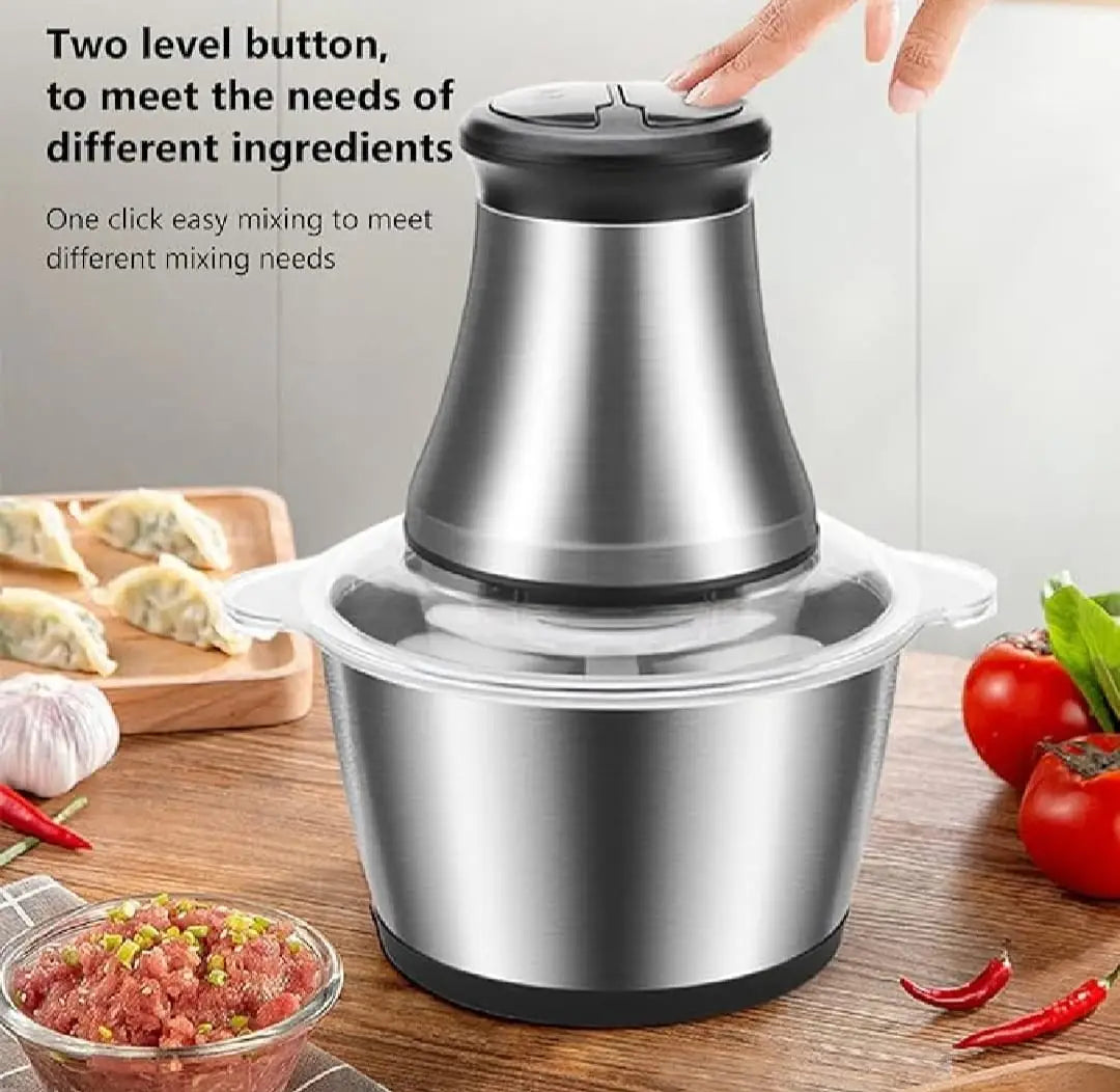 Mini Electric Food Chopper – USB Rechargeable Vegetable & Garlic Cutter