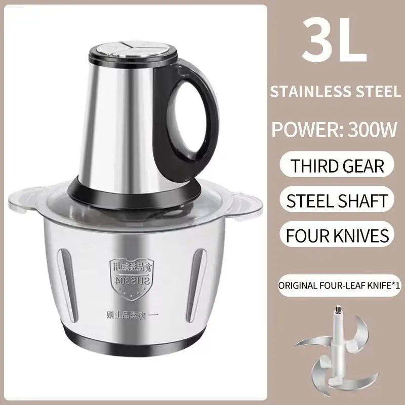Mini Electric Food Chopper – USB Rechargeable Vegetable & Garlic Cutter
