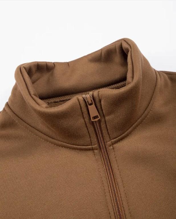 Men's Winter Zip Tracksuit Set – Jacket & Trousers