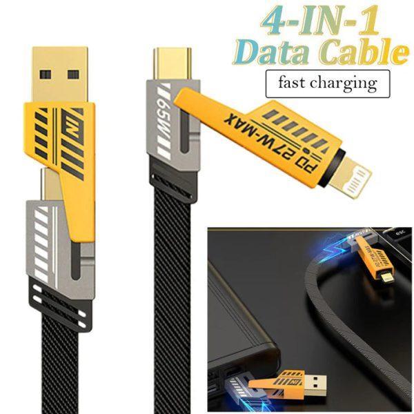 Fast Charging Braided Data Cable – Durable & Tangle-Free