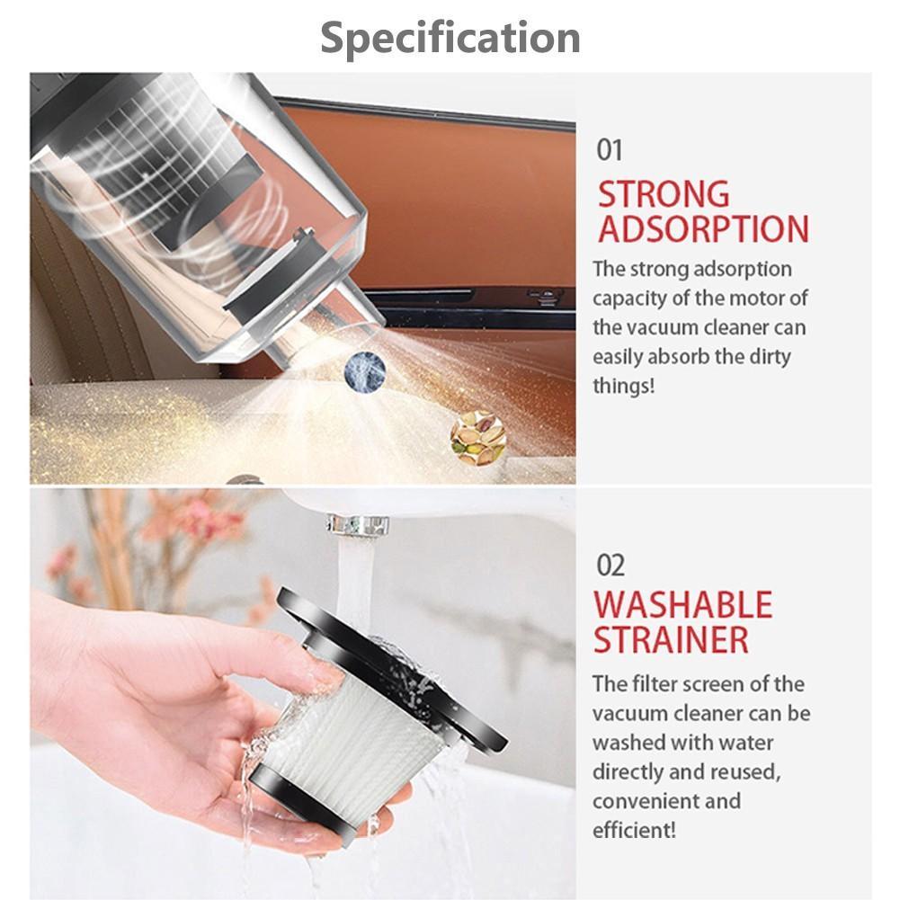 Mini Rechargeable Car Vacuum Cleaner — Vibe Vault product photo 4